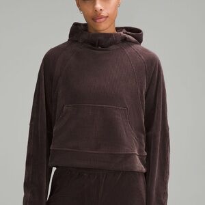 Lulu Lemon Oversized Hoodie in Velvet Cord